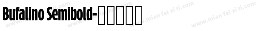 Bufalino Semibold字体转换